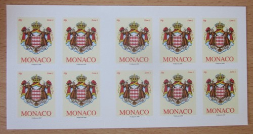 Carnet timbres neufs monaco - carnet,