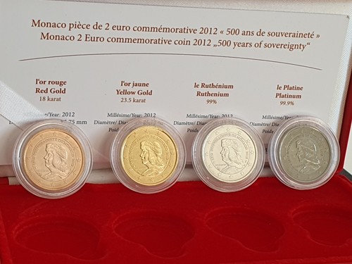 Monaco 500 anni sovranità - anni,