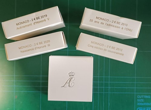 Euro commemorativi monaco - euro,