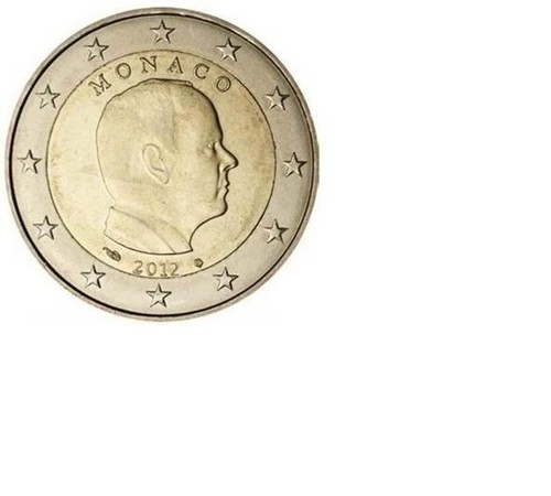 Pièce euro monaco 2012 - 2,