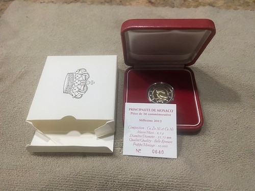 Moneta euro proof monaco - moneta,